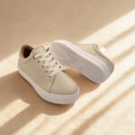 Tênis Feminino de Couro Off White - 776 - Imagem 4