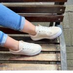 Tênis Feminino de Couro Off White - 776 - Imagem 6