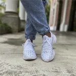 Tênis Casual Feminino Meia 2204 Branco/Brilho