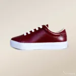 Tênis Feminino de Couro Vinho - 776