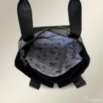 Bolsa de Couro Grande Amanda - Preta - Imagem 7