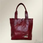 Bolsa Saco de Couro Feminina.