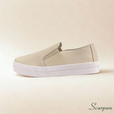 Slip On Couro 153.092 Off White