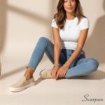 Tênis Slip On de Couro Off White - 153.092 - Imagem 2