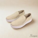 Tênis Slip On de Couro Off White - 153.092 - Imagem 7