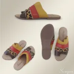 Rasteirinha de Couro Caf/Ama/Lar/Of - 172.118 - Imagem 3