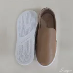 Tênis Slip On de Couro Caramelo - 153.092 - Imagem 5