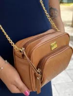 Bolsa Pequena Tira Colo Maju - Caramelo - Imagem 3