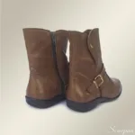 Bota Cano Curto Couro - Havana - 260B - Imagem 5