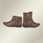 Bota Cano Curto Couro - Havana - 260B - Imagem 6