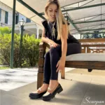 Mocassim Tratorado de Couro Colorido - 152.094 - Imagem 2