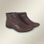 Bota de Couro Rasteira Chocolate - 250B - Imagem 4