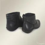 Bota de Couro Rasteira Preta - 250B - Imagem 2