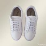 Tênis Feminino em Couro Branco - 181.143 - Imagem 8