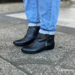 Bota Rasteira Feminina Preta - 219B - Imagem 4