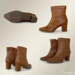 Bota Feminina Bico Fino Caramelo - 179.137 - Imagem 4