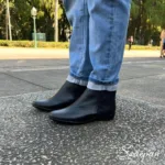 Bota Rasteira Feminina Preta - 299B - Imagem 4