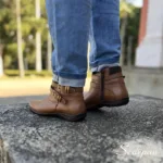 Bota de Couro Rasteira Havana - 295B - Imagem 2