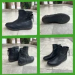 Bota de Couro Cano Curto Preta - 151.142 - Imagem 4