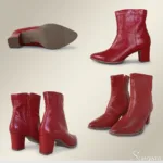 Bota Feminina Bico Fino Vermelha - 179.137 - Imagem 4