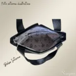 Bolsa de Couro Grande Amanda - Marinho - Imagem 2
