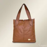 Bolsa de Couro Grande Amanda - Caramelo - Imagem 3