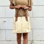 Bolsa de Couro Grande Amanda - Creme - Imagem 3