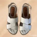 Sandália Rasteira Couro 158.123 Marfim - Imagem 4