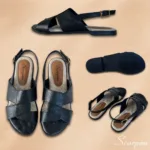 Sandália Rasteira Couro 158.123 Preta - Imagem 6