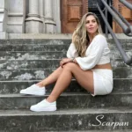 Tênis de Couro Feminino Branco - 1595-C013 - Imagem 3