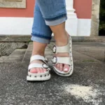 Papete em Couro Off White - 318-4 - Imagem 2