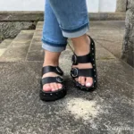 Papete em Couro Preta - 318-4 - Imagem 2