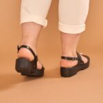 Sandália Tratorada Couro 120.158 Preto - Imagem 2