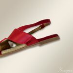 Sandália Rasteira Couro 158.123 Vermelha - Imagem 4