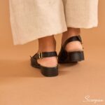 Sandália Salto Bloco 182.164 - Preta - Imagem 2