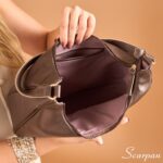 Bolsa de Couro Paloma - Pinhão - Imagem 5