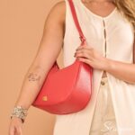 Bolsa de Couro Paloma - Vermelha - Imagem 4