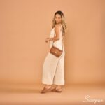 Sandalia em Couro Salto Bloco 182.164 - Caramelo - Imagem 2