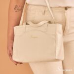 Bolsa tiracolo Karen Off white