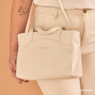 Bolsa tiracolo Karen Off white