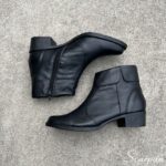 Bota Feminina em Couro Cano Curto Preta. - BC06 - Imagem 4