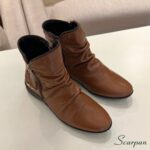 Bota Cano Curto Couro - Havana - 258B - Imagem 4