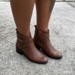 Bota Feminina de Couro com Salto Whisky - LB 1112 - Imagem 2