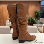 Bota Cano Longo de Couro Havana - CO-9350 - Imagem 3