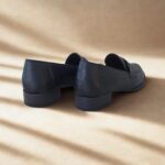 Mocassim Feminino de Couro Preto - 185.168 - Imagem 6