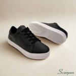 Tênis Feminino de Couro Preto - 776 - Imagem 5