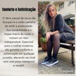 Tênis Feminino de Couro Preto - 776 - Imagem 8