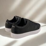 Tênis Feminino de Couro Preto - 776 - Imagem 4