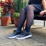 Tênis Feminino de Couro Preto - 776 - Imagem 7