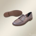 Tênis Feminino de Couro Prata Velha - 178.169 - Imagem 4